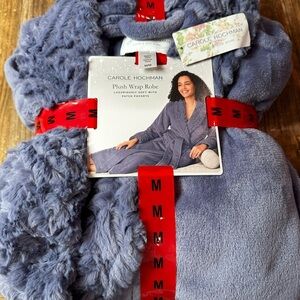 Midnight by Carole Hochman Plush Wrap Robe - Soft purple